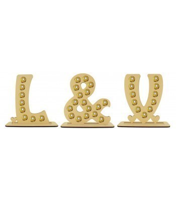 6mm Letter Initials Set Ferrero Rocher Confectionery Holder